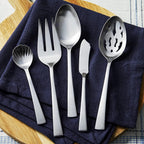 Zwilling JA Henckels Bellasera Satin 45-Piece 18/10" Stainless Steel Flatware Set, Silver