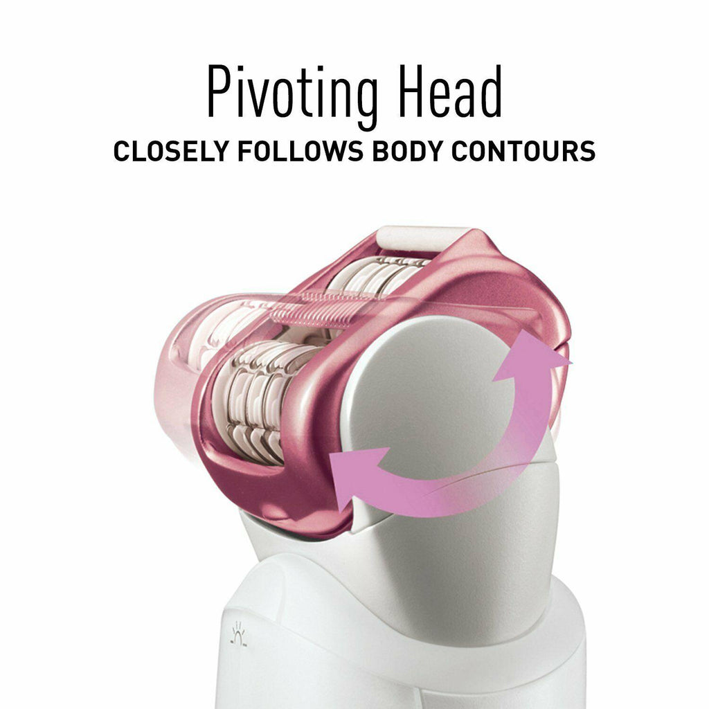 ES-ED90-P Wet/Dry Epilator and Shaver, +Six Attachments including Pedi