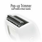 ES-ED90-P Wet/Dry Epilator and Shaver, +Six Attachments including Pedi