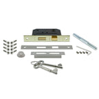 York Plate Interior Mortise Waldorf Door Knob in Satin Nickel