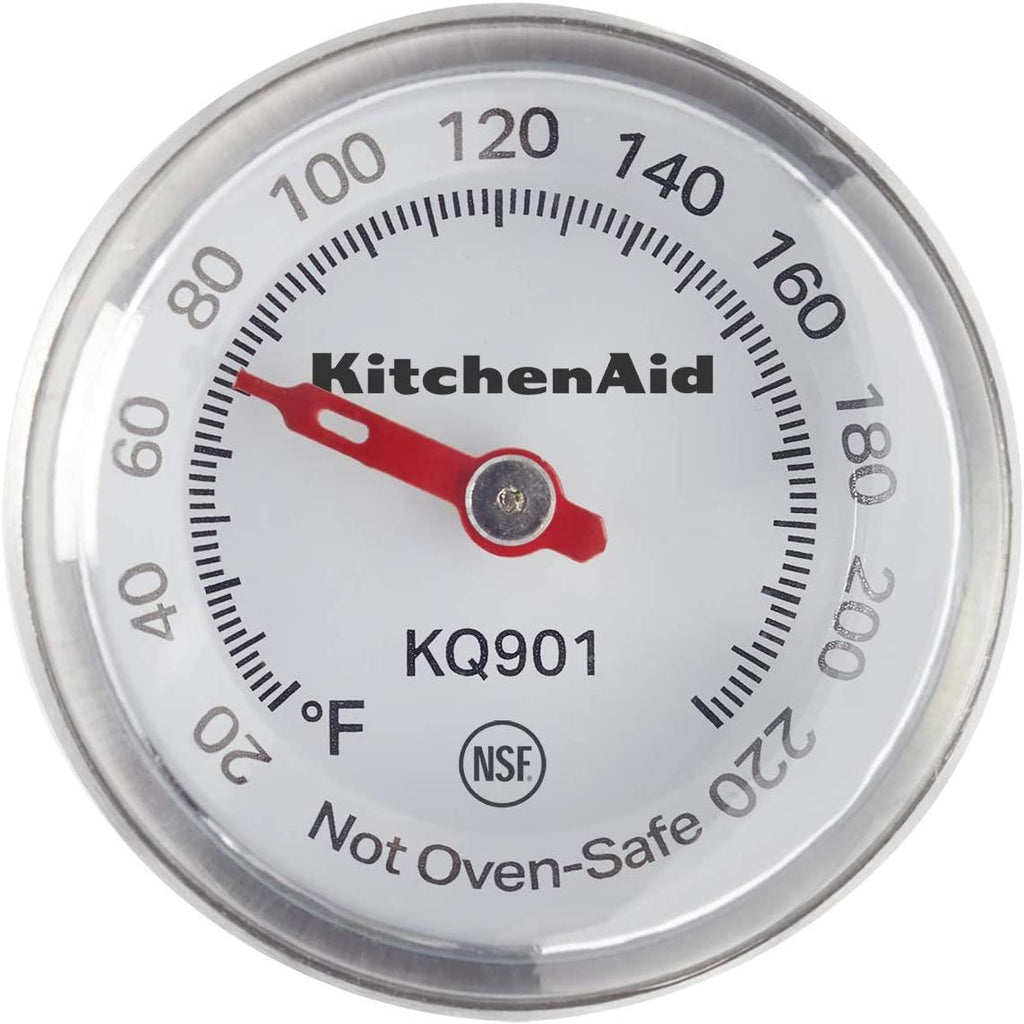 KitchenAidKQ901 Instant Read Food Thermometer for Kitchen or Grill, TEMPERATURE RANGE: 20F to 220F, 1 Inch Dial, Pistachio