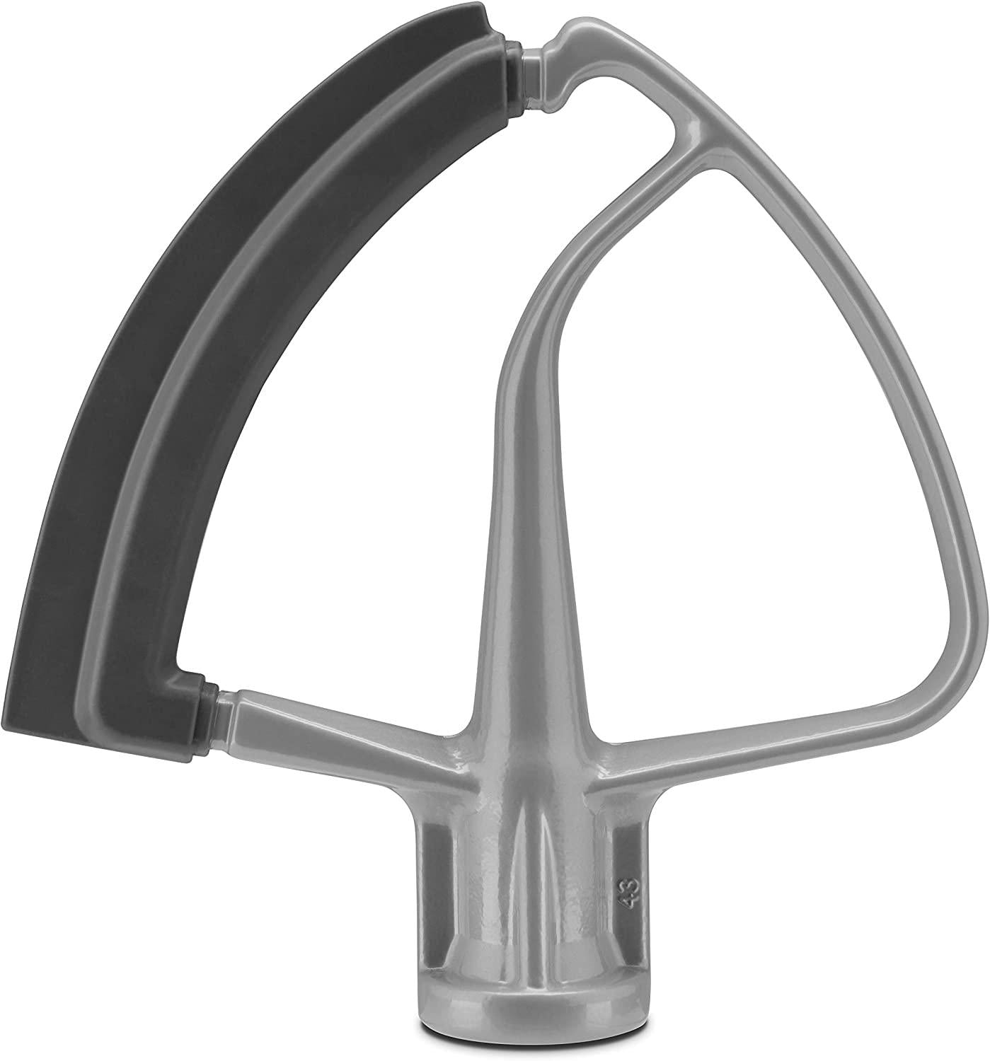 KitchenAid KFE5TS Subtle Silver Flex Edge Beater for KitchenAid 4.5 and 5 Quart Tilt-Head Stand Mixers