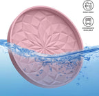 Car Cup Coaster [4 Pack] ME.FAN Silicone Car Coasters/Cup Mats - 2.75In Universal Non-Slip Recessed Car Interior Accessories - Car Cup Holder Insert Coasters Dusty Rose