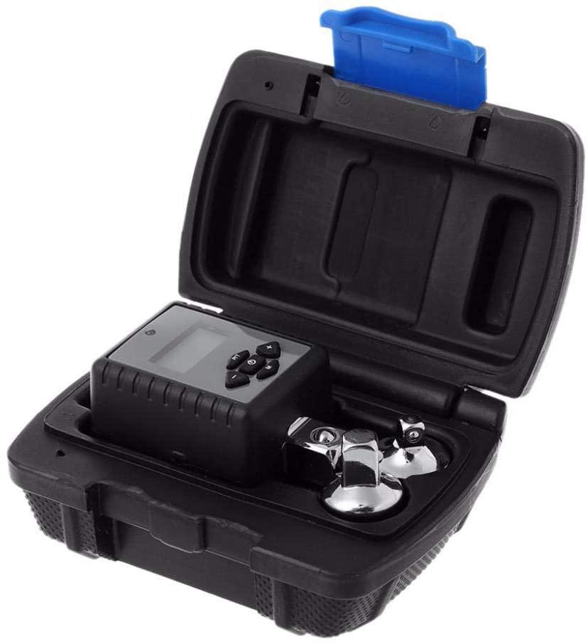 W-SHTAO Wrenches 1/2inch 10-200Nm Digital Torque Wrench Adjustable Professional Electronic Torque Wrench Bike Car Repair with 2Pcs Adapter Universal Hand Tools Fix Tool