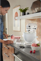 KitchenAid Ice Cream Maker Stand Mixer Attachment, 2 Quart, White