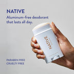 Native Deodorant | Natural Deodorant for Women and Men, Aluminum Free with Baking Soda, Probiotics, Coconut Oil and Shea Butter | Coconut &amp; Vanilla