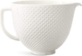 KitchenAid KSM2CB5THB Stand Mixer Bowl, 5 quart, White Hobnail Ceramic