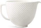 KitchenAid KSM2CB5THB Stand Mixer Bowl, 5 quart, White Hobnail Ceramic