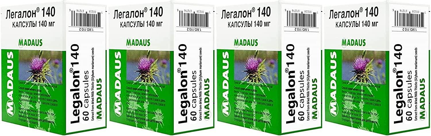 Madaus Legalon 140mg 60 Capsules (Four Pack)
