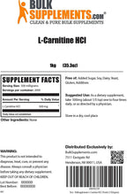 BulkSupplements.com L-Carnitine HCl Powder (5 Kilograms - 11 lbs)