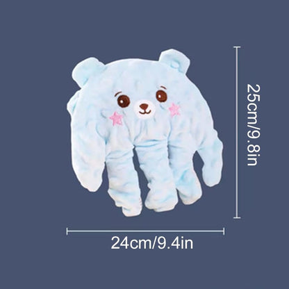 Baby Soothers Toys,Smart Baby Soother with Realistic Patting & Warmth,Cute Animal Plush Stuffed Doll Toy for Girls Boys,Plush Figure Soothing Toys for Home and Travel