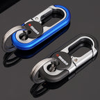 Upgrade Your Style with This High-Grade Metal Alloy Car Key Chain - Perfect for Men's Waist Hanging!