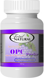 Isotonic OPC Powder 3 Month Supply Supplement, 300g [5 Bottles] by Total Natural, Maximum Strength Grapeseed, Antioxidants, Liver Care, GMP Premium Ingredients