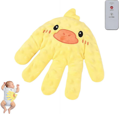 Baby Soothers Toys,Smart Baby Soother with Realistic Patting & Warmth,Cute Animal Plush Stuffed Doll Toy for Girls Boys,Plush Figure Soothing Toys for Home and Travel