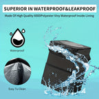 Keep Your Car Clean &amp; Organized - ZukMi Car Trash Can With Lid &amp; StoraPockets!