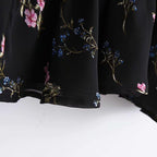 puffed long sleeve mini dress
