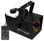 (2) Chauvet DJ EVE P-150 UV DMX Black Light StaCannons+LED Fogger+Fluid