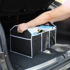 Car Trunk Cargo StoraBag, Foldable Black StoraBox For Car And Trunk