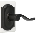 Accent Aged Bronze PassaHall/Closet Door Lever with Camelot Trim