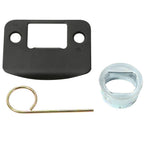 Accent Aged Bronze PassaHall/Closet Door Lever with Camelot Trim