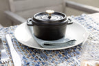 Staub Cast Iron 0.25-qt Mini Round Cocotte - Matte Black, Made in France