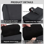 Accmor Sunglasses Holder for Car Sun Visor, Auto Eyeglasses Organizer Box, Vehicle Visor Accessories Glasses Protective Storage Case for Woman Man