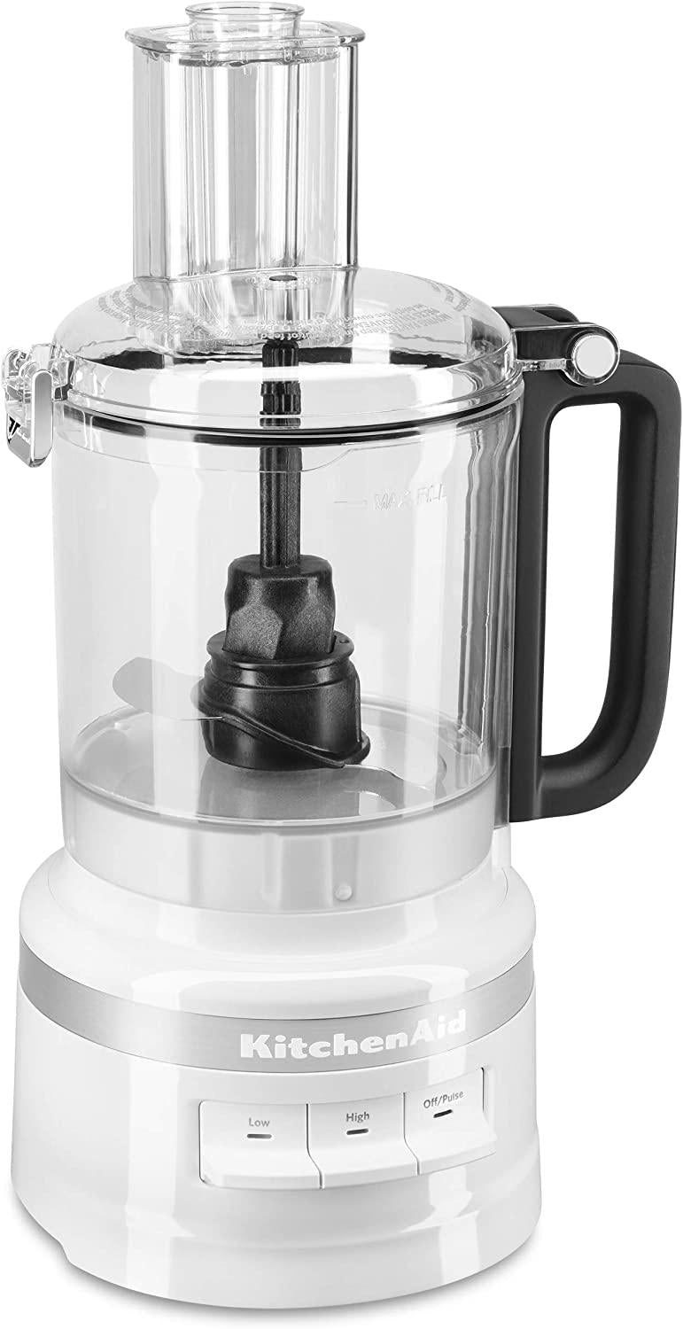 KitchenAid KFP0918WH Easy Store Food Processor, 9 Cup, White