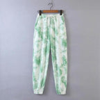 embroidery loose trousers