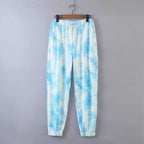 embroidery loose trousers