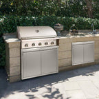 BBQ Access Door 26" W X 24" H, 304  Steel Outdoor Kitchen Acces