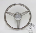 Ezgo Ez Go  Steel Banjo Wheel W/ Horn Button &amp; Installation Kit