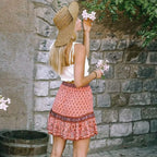 tassel chic mini skirt