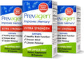 Prevagen Improves Memory - Extra Strength 20mg, 30 Capsules |3 Pack| with Apoaequorin & Vitamin D|Brain Supplement for Better Brain Health, Supports Healthy Brain Function & Clarity|Memory Supplement