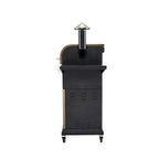 ZPG-L600D 8 in 1 BBQ Pellet Grill Smoker w/ Digital Temp Control Bronze