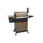 ZPG-L600D 8 in 1 BBQ Pellet Grill Smoker w/ Digital Temp Control Bronze