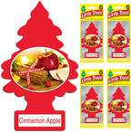 LITTLE TREES Air Fresheners Car Air Freshener. Hanging Tree Provides Long Lasting Scent for Auto or Home. Cinnamon Apple, 24 Air Fresheners