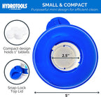 HYDROTOOLS BY SWIMLINE 8715 Mini Chemical Dispenser For Spas and Personal Pools| Compatible With Bromine &amp; Chlorine Supports 1’’ Tablets | Adjustable Control Ring For Customizable Flow Rate