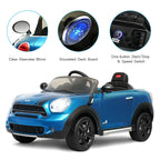 12V Electric Mini Countryman Licensed Kids Ride On Car Remote Controller Blue