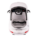 Veryke Electric Cars for Kids, White Kids Ride on Cars, Battry-Powered Ride On Mini Car Gifts for Children Child Boys, 12V Kids Ride-On Truck Car w/ Remote Control