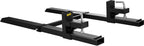 Mophorn Pallet Forks 33.5" 2000 Lbs Max, Clamp On Tractor Bucket Forks with Adjustable Stabilizer Bar, Heavy Duty Front Loader Forks 46.9" Total Length, Fork Attachment for Skid Steer,Loader Bucket