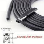 Car Door Protector Decoration Strip, Universal Auto Door EdBumper Protector Stickers Anti-Scratch Car Styling Moulding Strip