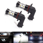 2PCS Fog Light Headlight Bulb Signal Lamp Car Running Lamp 6000K 50W White