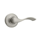 Balboa Satin Nickel PassaHall/Closet Door Lever with Microban Antimicrobial Technology
