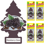 LITTLE TREES Air Fresheners Car Air Freshener. Hanging Tree Provides Long Lasting Scent for Auto or Home. Blackberry Clove, 24 Air Fresheners
