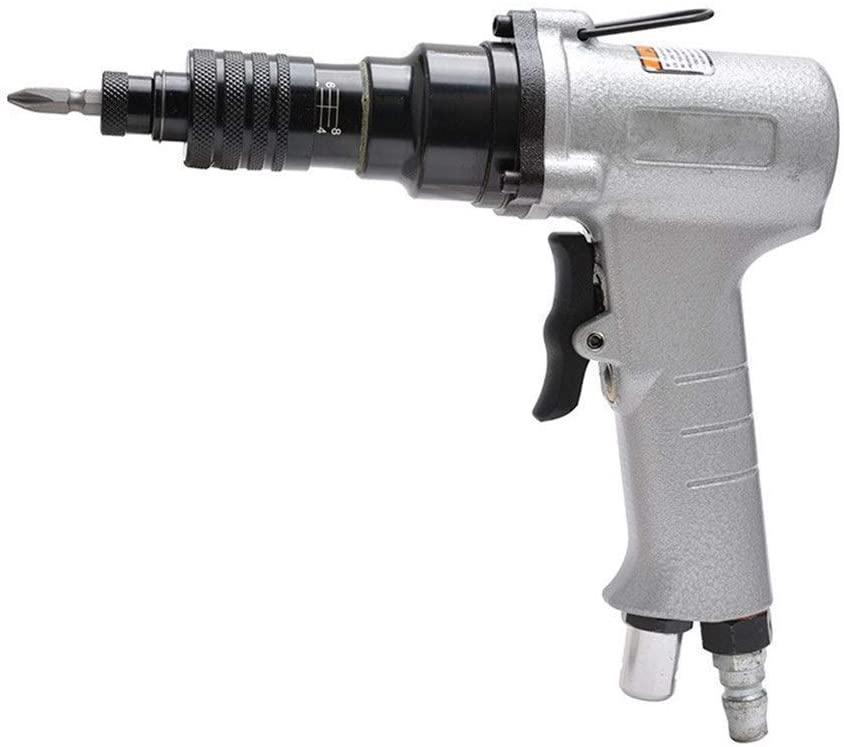 YH-KE Pneumatic Tool Portable Practica Pneumatic Pneumatic Screwdriver, Preset Torque Screwdriver, Positive and Negative Wind Batch Hand Tools Industrial Industrial Tools