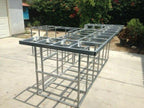 BBQ Island frame kit DIY 10' "L" with Raised Bar