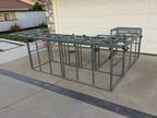 BBQ Island frame kit DIY 10' "L" with Raised Bar
