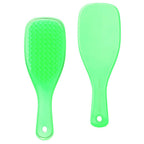 Tangle Teezer The Mini Ultimate Detangling Brush, Dry and Wet Hair Brush Detangler for Traveling and Small Hands, Green Lizard