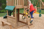 KidKraft Windale Wooden Cedar Swing Set