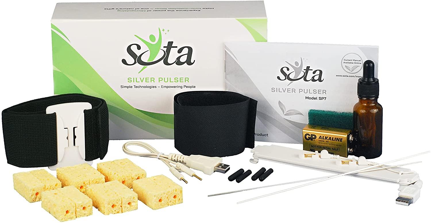SOTA Silver Pulser Model SP7 - Ionic Colloidal Silver Maker and Microcurrents for Micropulsing